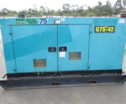 Máy Phát Điện Denyo 75Kva Cũ